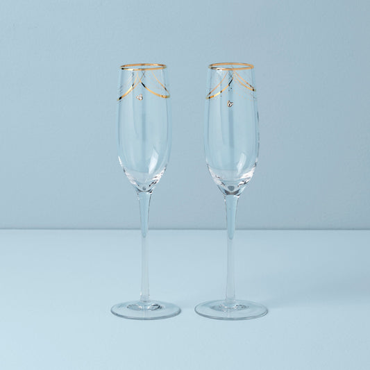 Disney Bridal 2-Piece Toasting Flutes