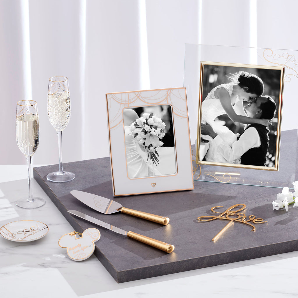 Disney Bridal 2-Piece Toasting Flutes