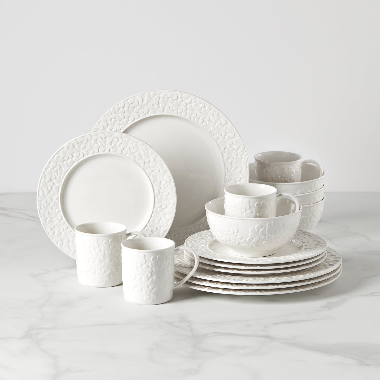 Blossom Lane 16-Piece Dinnerware Set