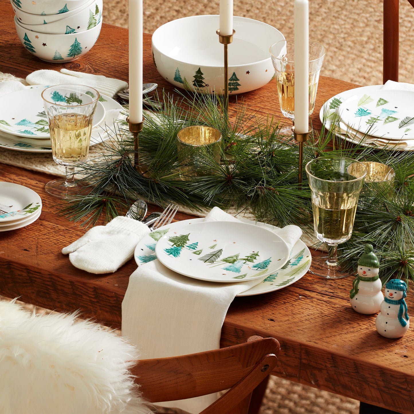 Balsam Lane 12-Piece Dinnerware Set