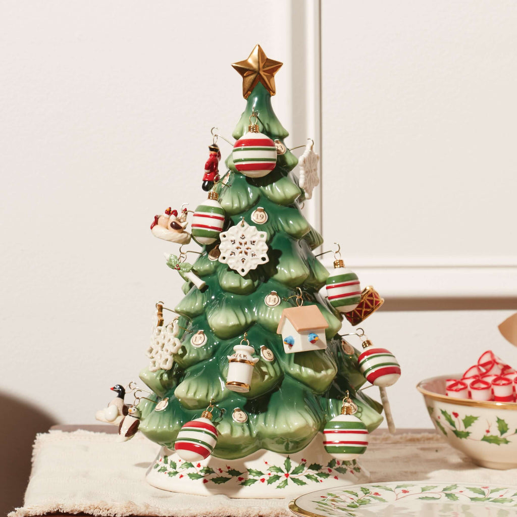 Advent Calendar Tree & Ornaments 25-Piece Set