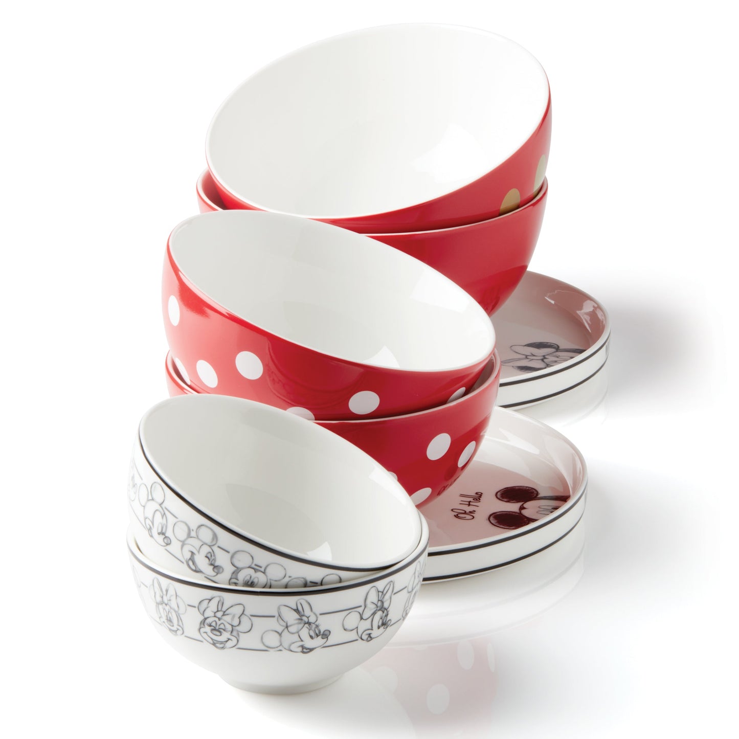 Disney Luna 8-Piece Nesting Dinnerware Set