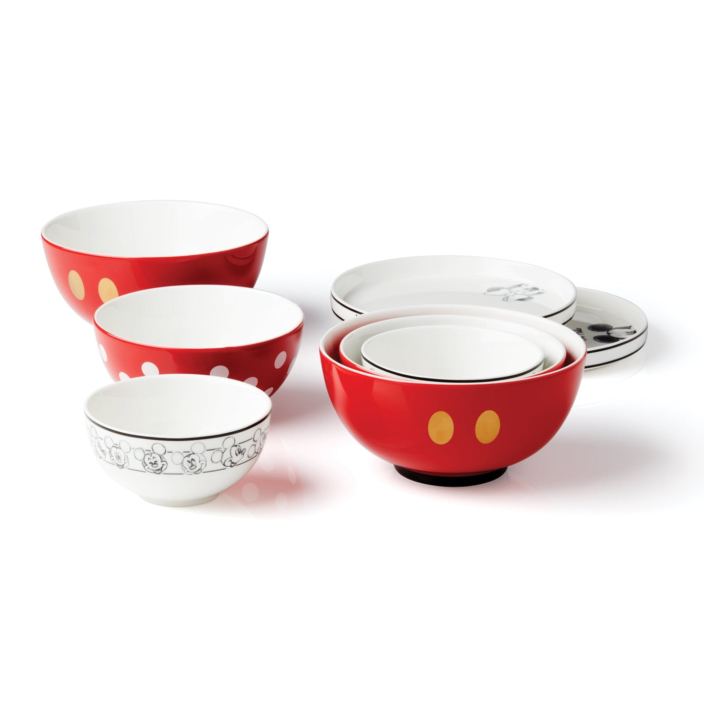 Disney Luna 8-Piece Nesting Dinnerware Set