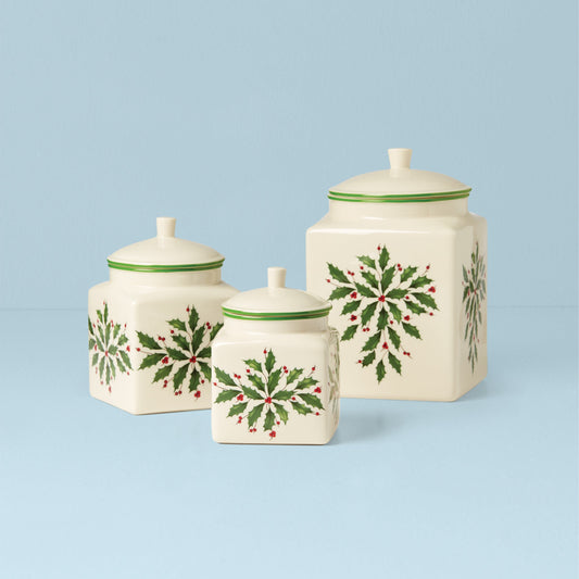 Holiday Canister, Set of 3