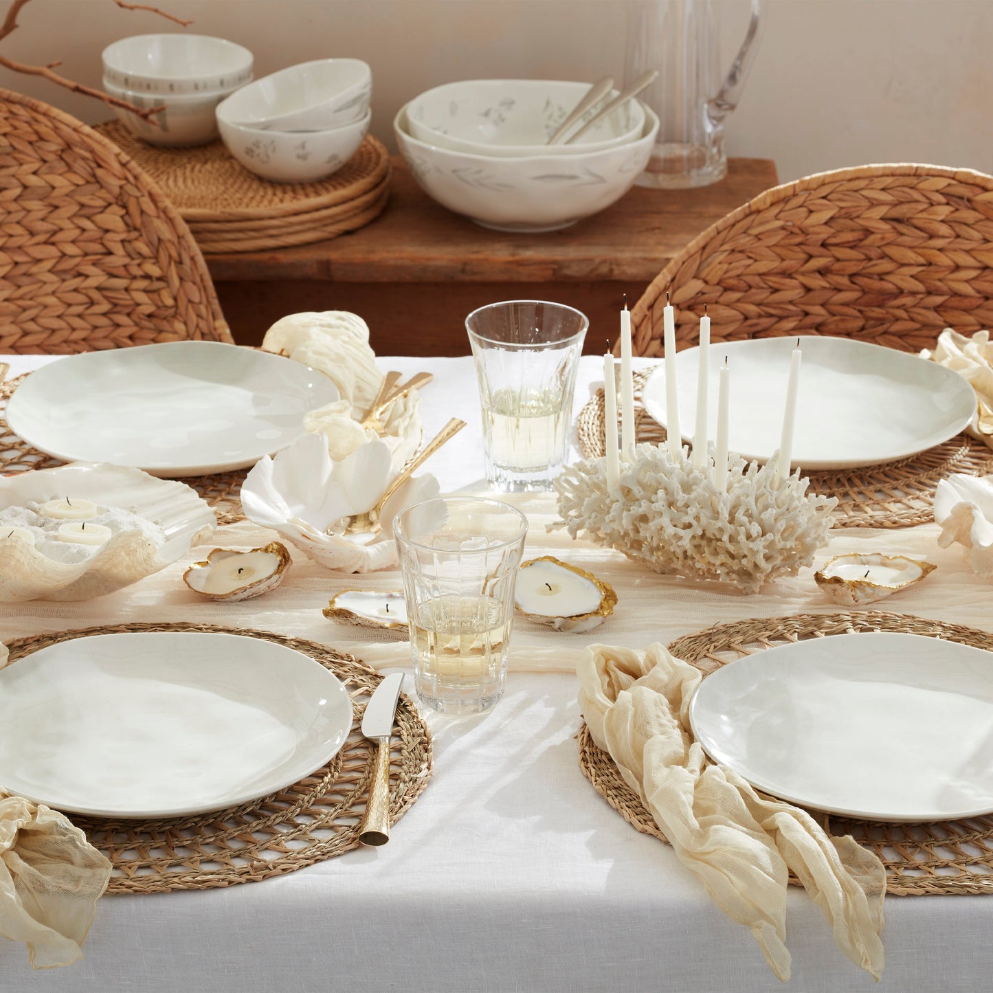 Oyster Bay 12-Piece Dinnerware Set