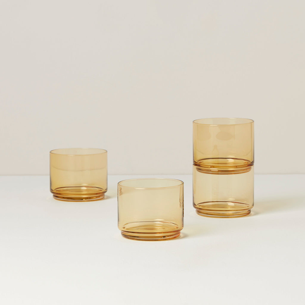Tuscany Classics Stackable 4-Piece Short Glasses