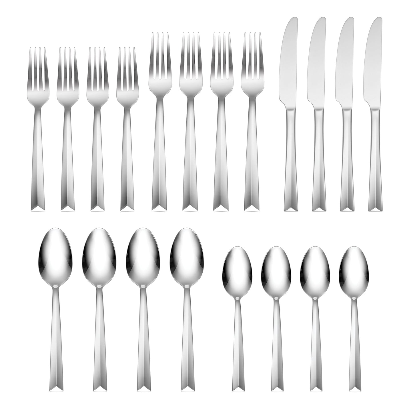 Moxie 20 Piece Flatware Set