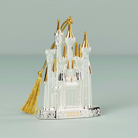 2023 Metal Disney Castle Ornament