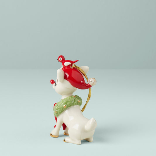 Rudolph And Cardinal Friend Ornament