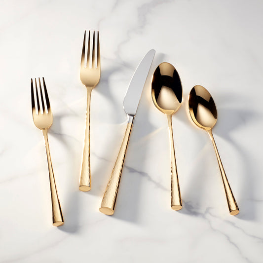 Imperial Caviar Gold 5PC Place Setting
