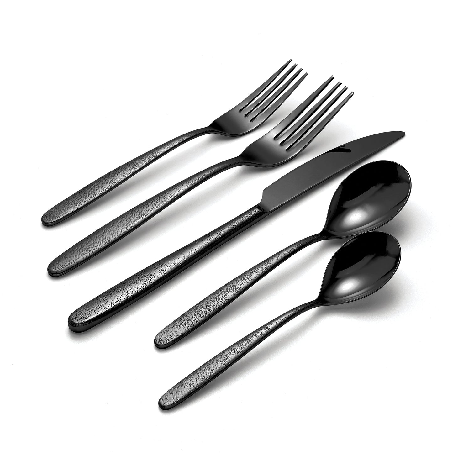 Oneida Storm Black 20 Piece Everyday Flatware Set