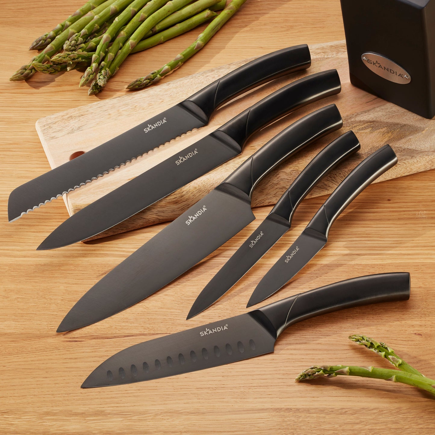 Skandia Beck 7 Piece Knife Block Set