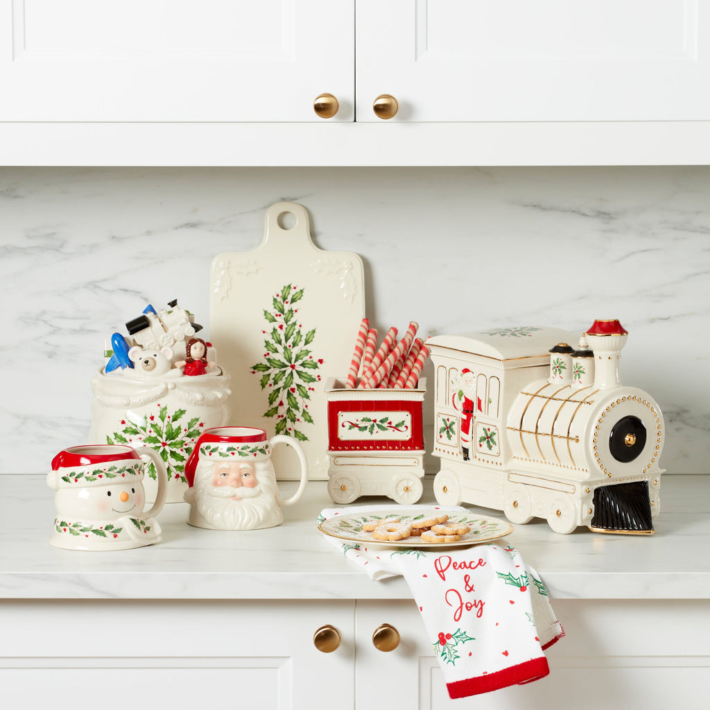 Holiday Train 5-Piece Serving Set