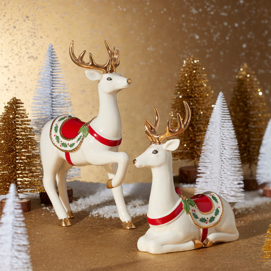 Laying Reindeer Figurine