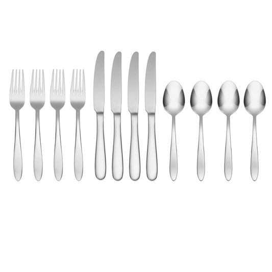 Oneida Mooncrest 12 Piece Everyday Flatware Set