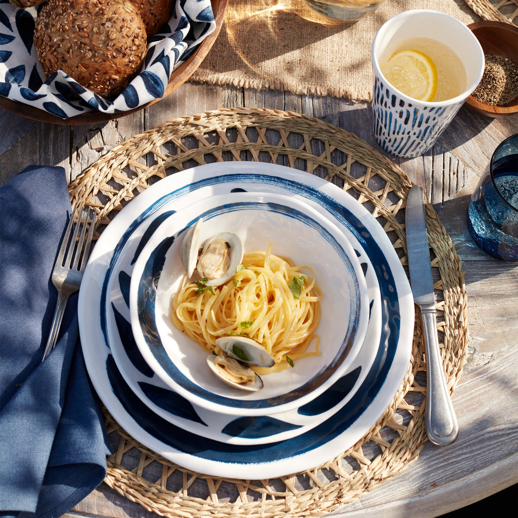 Blue Bay Melamine 20-Piece Dinnerware Set