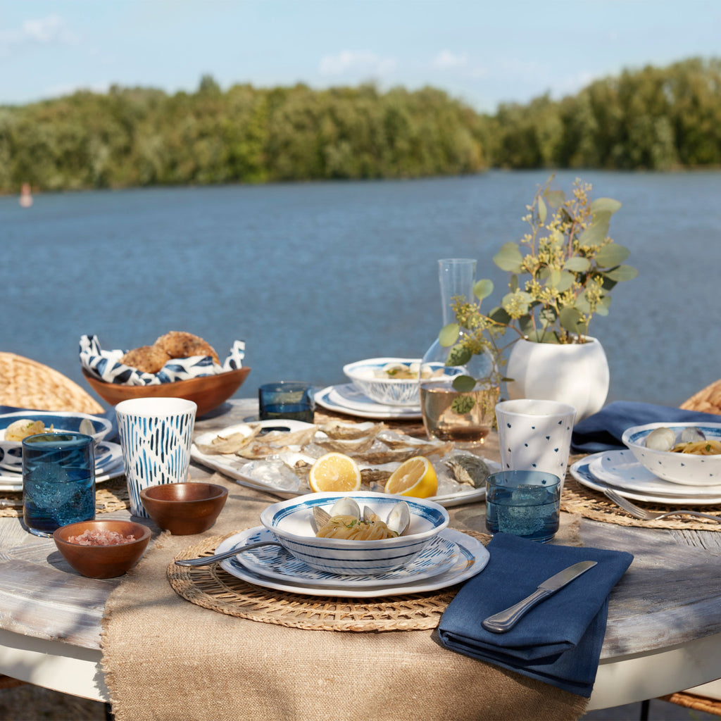 Blue Bay Melamine 20-Piece Dinnerware Set