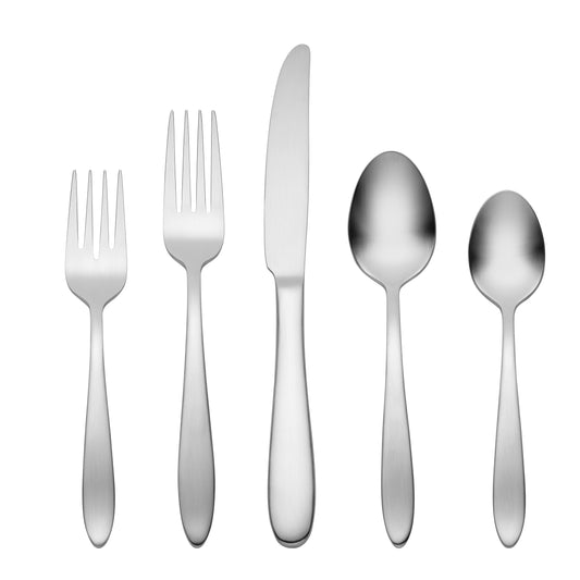 Oneida Mooncrest Satin 20 Piece Everyday Flatware Set