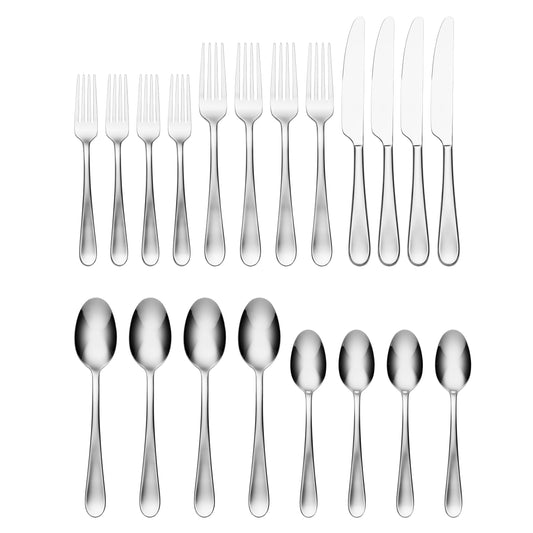 Oneida Grant 20 Piece Everyday Flatware Set