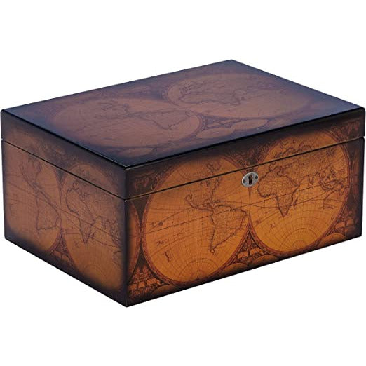 Old World Desktop Cigar Humidor | Holds 100 Cigars