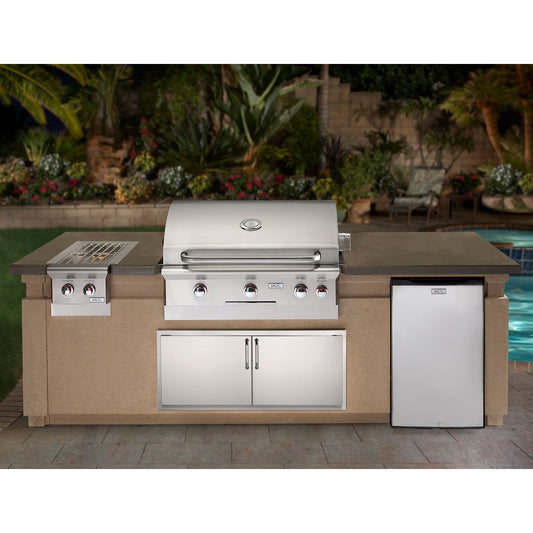 AOG 790 GFRC Pre- Fab Island With Refrigerator Cut Out