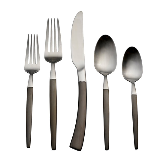 Oneida Adjacent Midnight 20 Piece Everyday Flatware Set