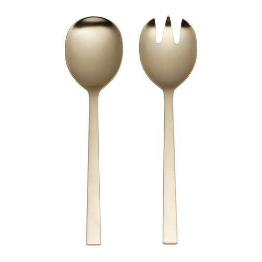 Oneida Chef's Table Salad Servers, Gold