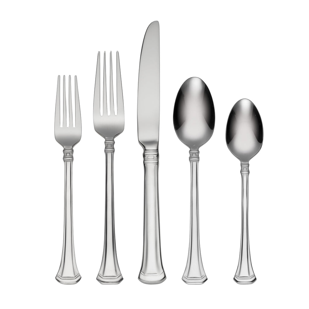 Oneida Apollonia 45 Piece Everyday Flatware Set