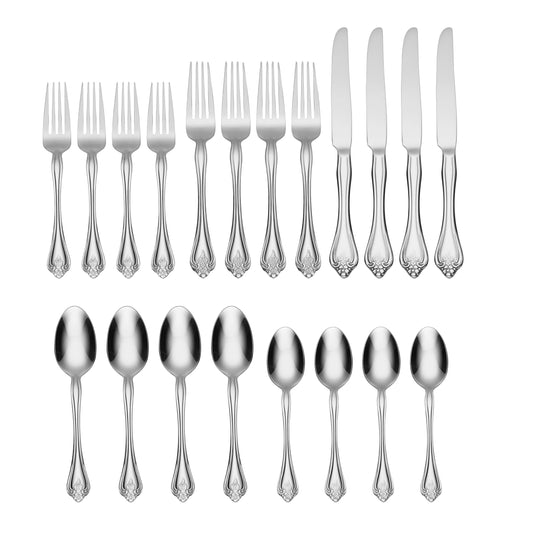 Oneida Boutonniere 20 Piece Everyday Flatware Set