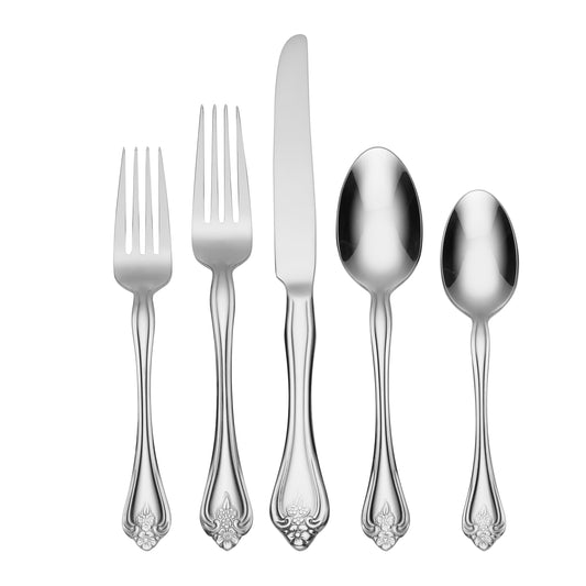 Oneida Boutonniere 45 Piece Everyday Flatware Set