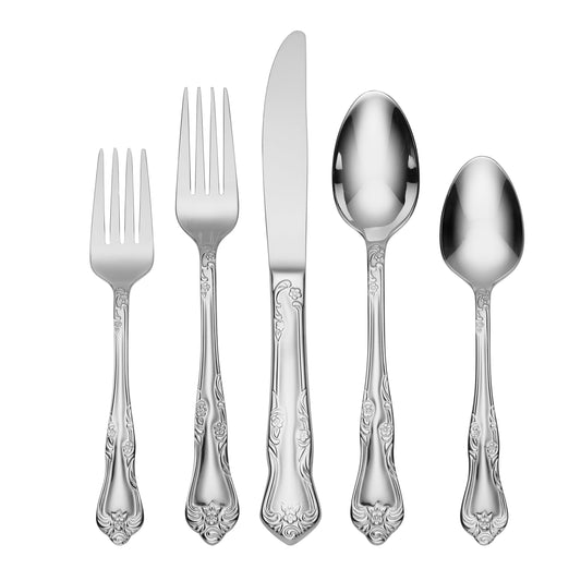 Oneida Azalea 20 Piece Everyday Flatware Set