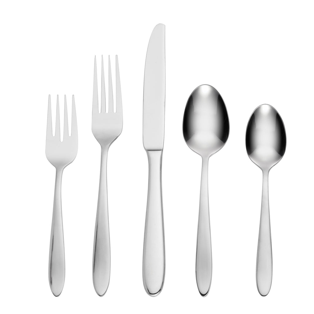 Oneida Mooncrest 45 Piece Everyday Flatware Set