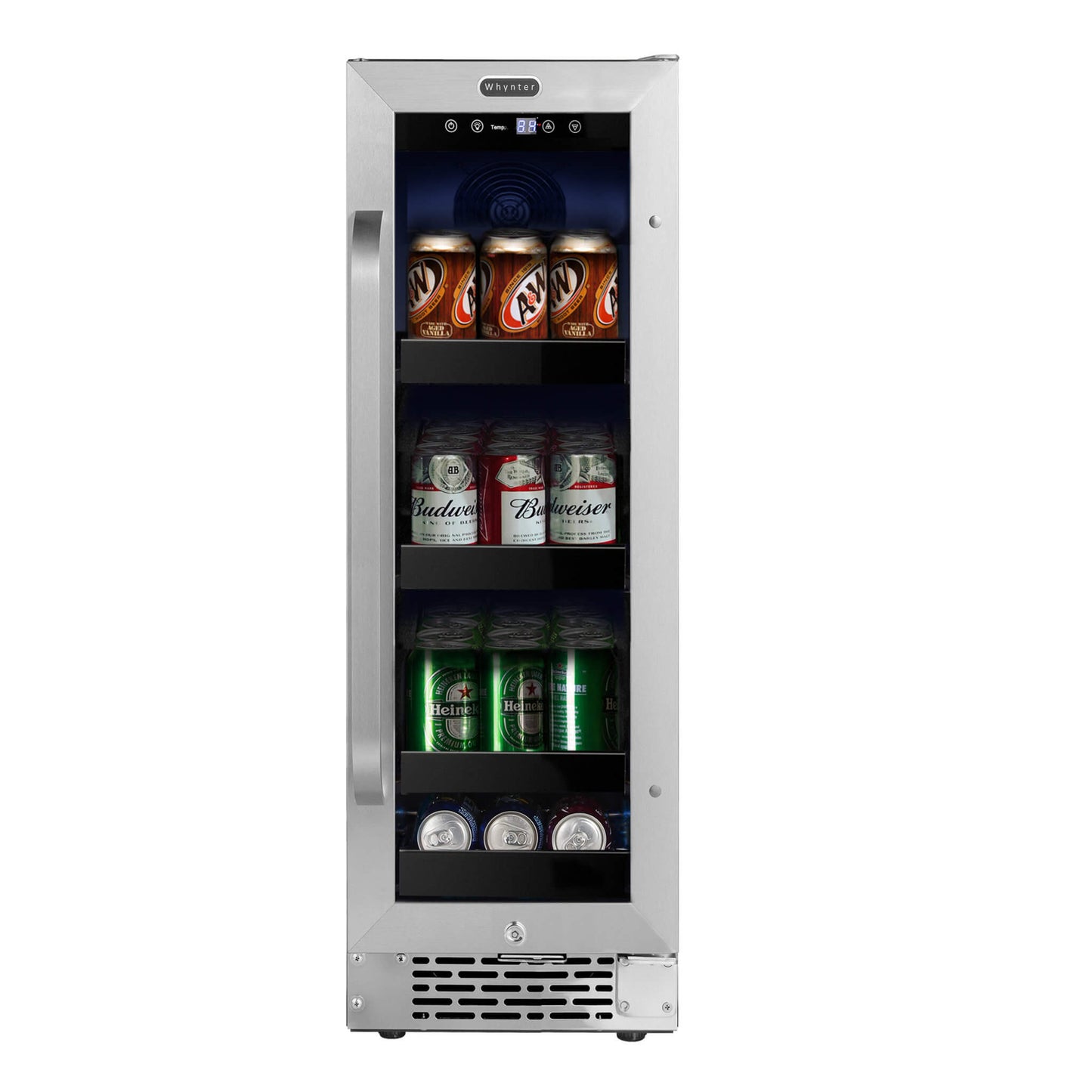 Whynter 12" Undercounter Beverage Refrigerator | Holds 60 Cans