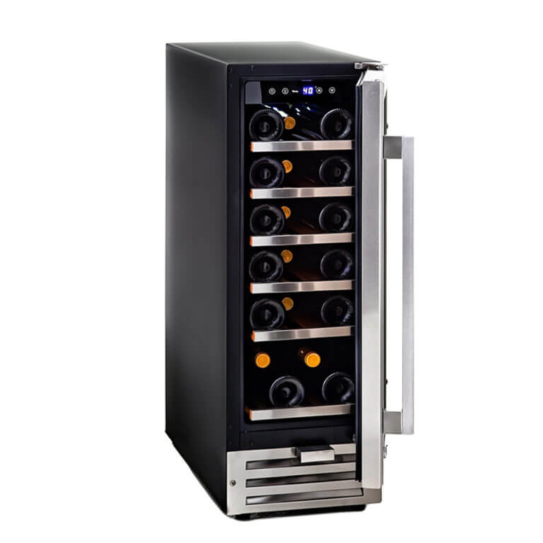 Whynter 12" Wide, 18 Bottle Single Zone Compressor Wine Cooler