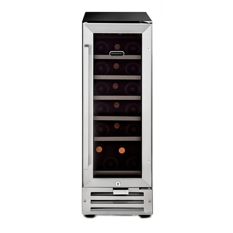 Whynter 12" Wide, 18 Bottle Single Zone Compressor Wine Cooler