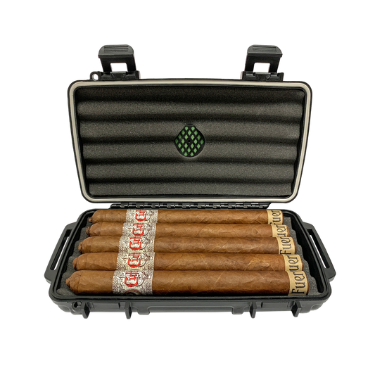 Cigar Caddy 10 ct Travel Cigar Humidor- Hero Series