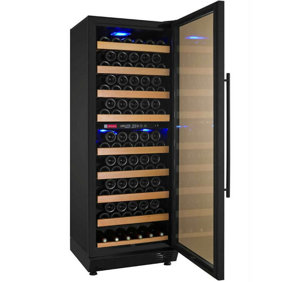 Allavino 24” Wide, 99 Bottle Dual Zone Wine Cooler w/ Tru-Vino Technology