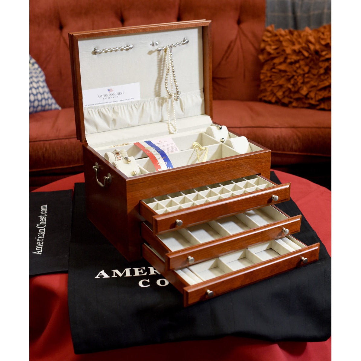 Majestic Jewelry Box | 3 Drawers