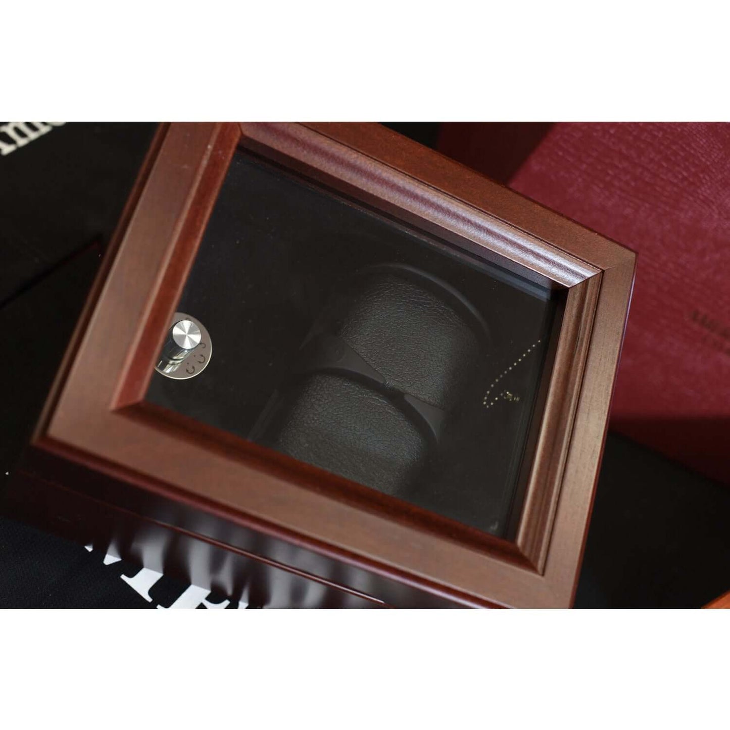 Admiral Double Watch Winder | Glass Top