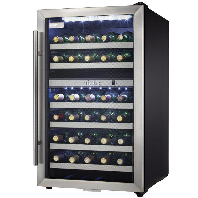 Danby 20" Wide 38 Bottle Dual Zone Freestanding Wine Cooler