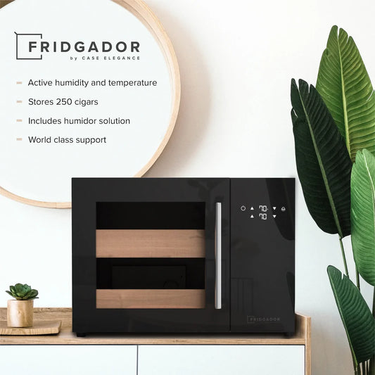 Fridgador Electric Cigar Cooler Humidor | Holds 250 Cigars