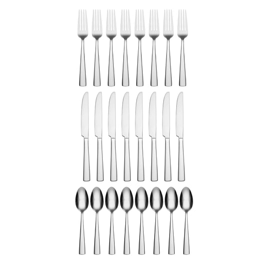 Oneida Chef's Table 24 Piece Everyday Flatware Dining Set