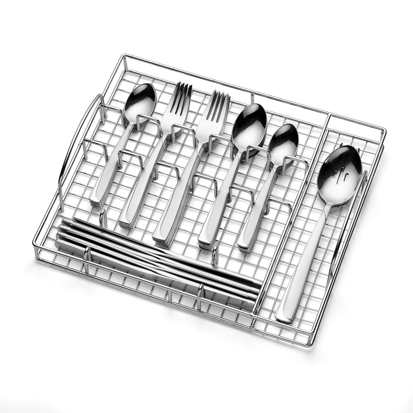 Oneida Madeline 51 Piece Everyday Flatware Set With Caddy