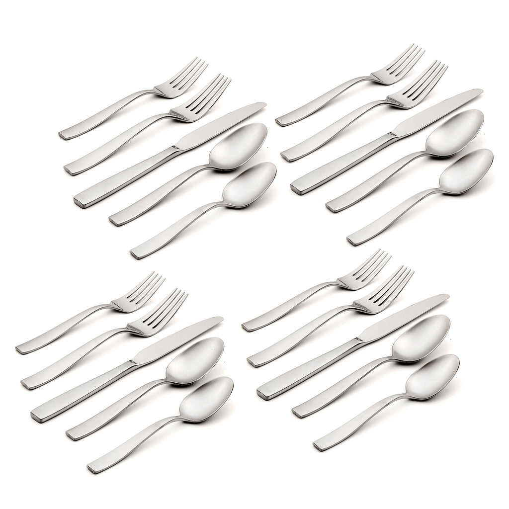 Oneida Everdine 20 Piece Everyday Flatware Set