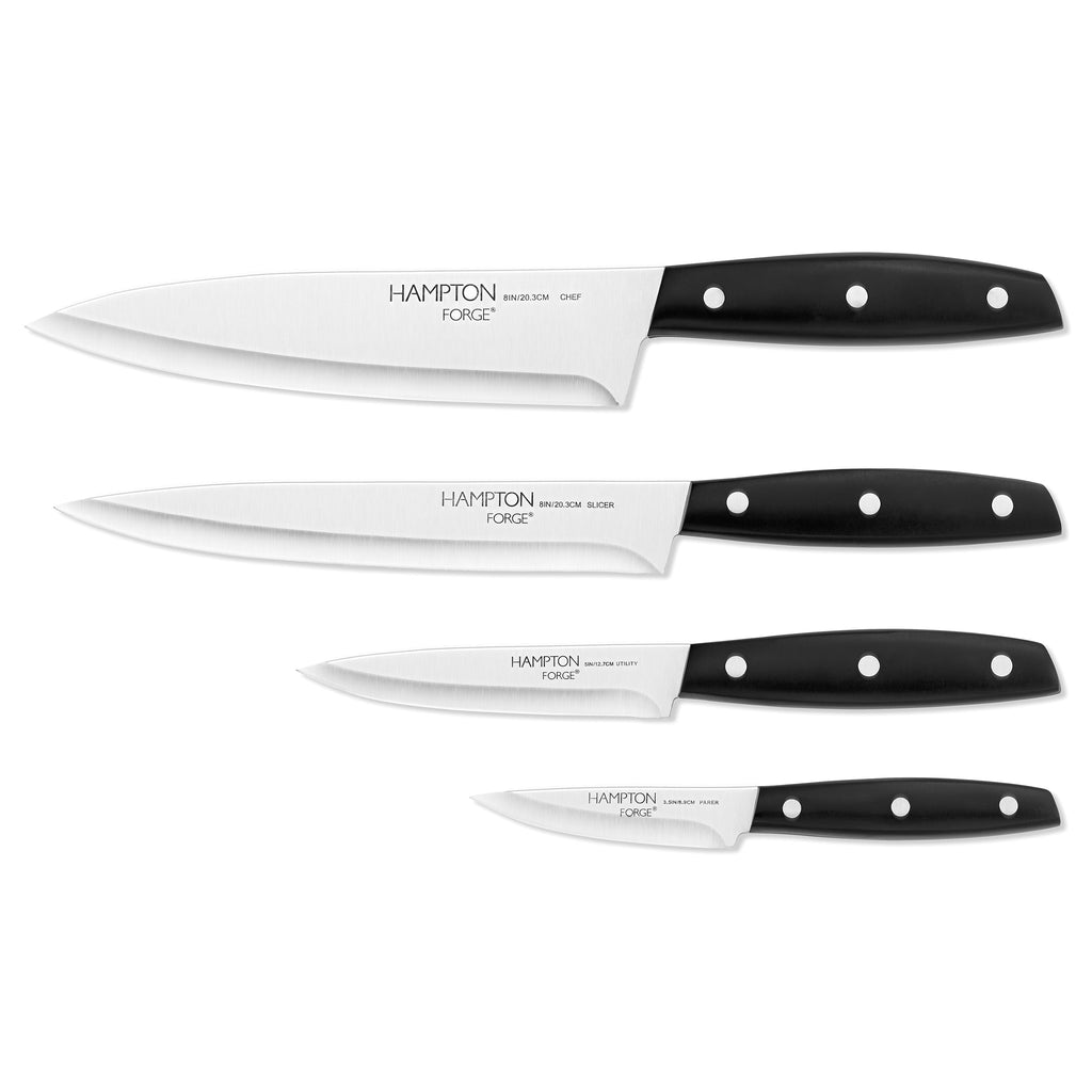 Mirage Black 4pc Cutlery Set / Clampack