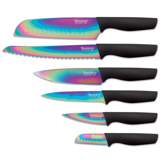 Rainbow Black 12 Piece Cutlery Set