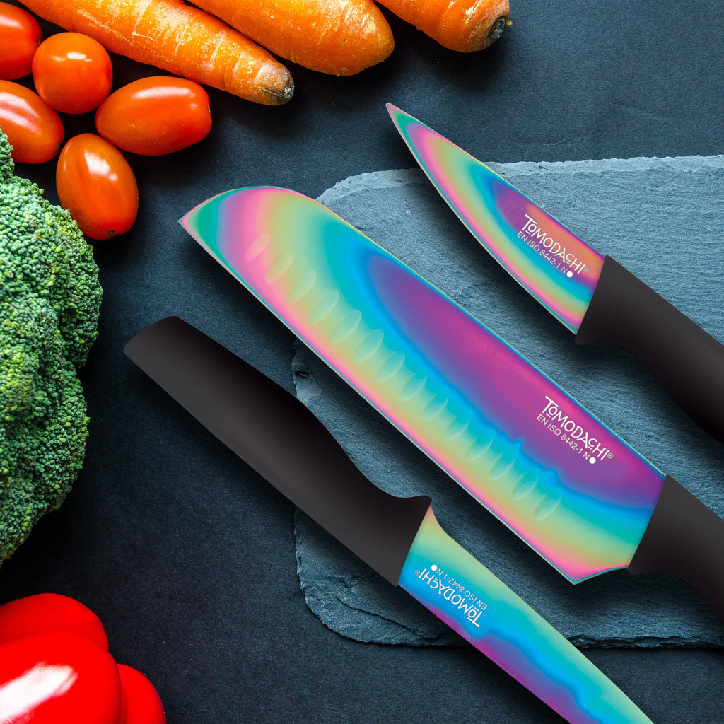 Rainbow Black 12 Piece Cutlery Set
