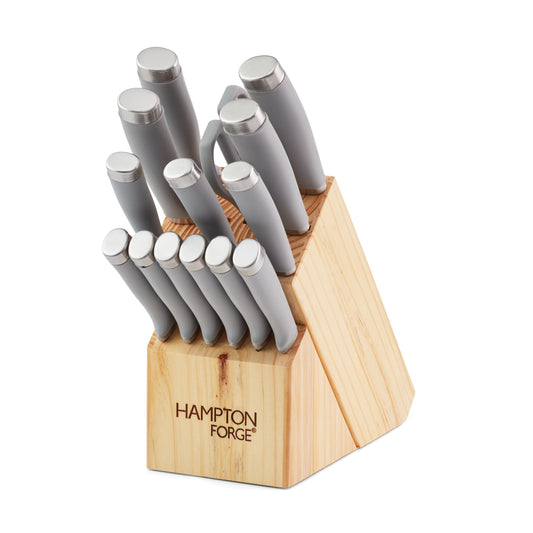 Epicure Cool Grey 15 Piece Block Set