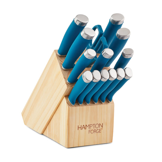 Epicure Teal 15pc Block Set