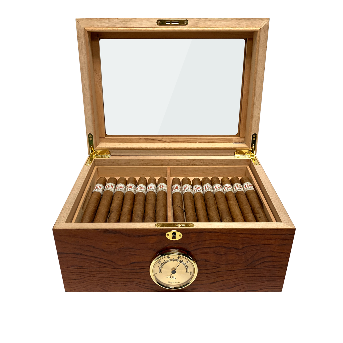Bally Desktop Cigar Humidor | Holds 100 Cigars